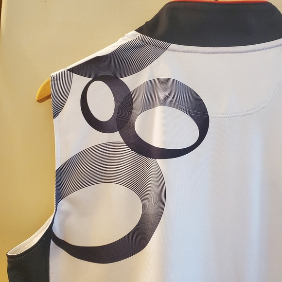 NIKA Women's White and Black Tank Top - Picture 6 of 6